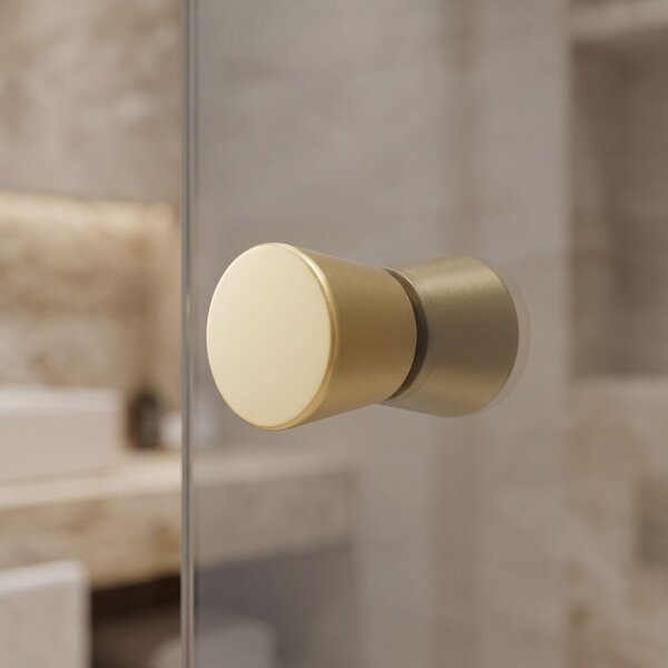 Shower door handle Rea 03 Brushed Gold