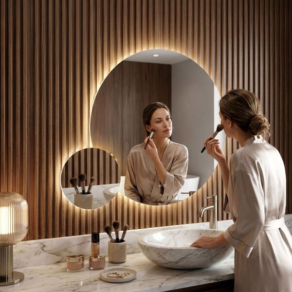 Mirror LED R-8040 80cm + 40cm