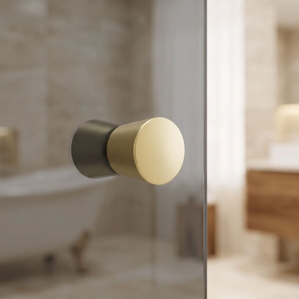 Shower door handle Rea 03 Brushed Gold