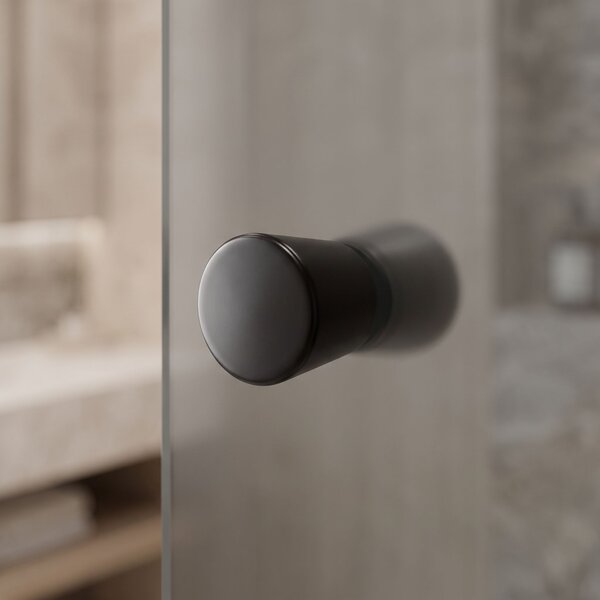 Shower door handle Rea 03 Black