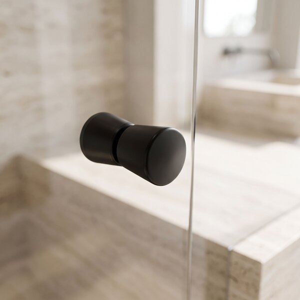 Shower door handle Rea 03 Black