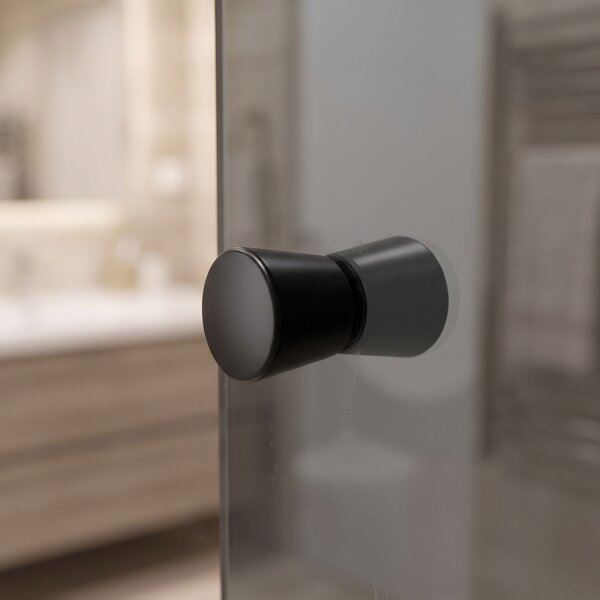 Shower door handle Rea 03 Black