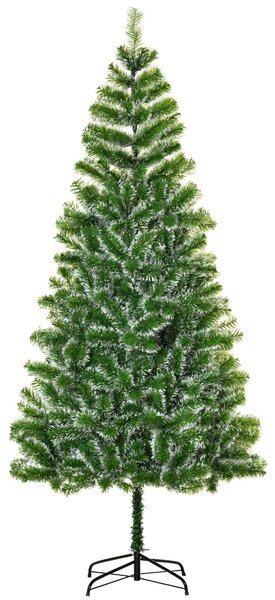 HOMCOM Christmas Tree 2.1M W/ Metal Stand
