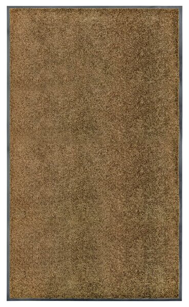 Doormat Washable Brown 90x150 cm
