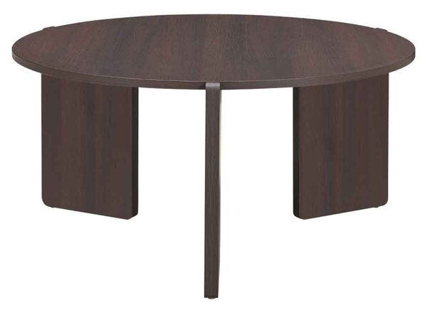 Halifax Wooden Round Coffee Table - Espresso