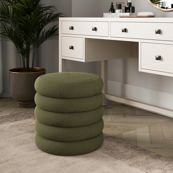 Murray Sherpa Storage Footstool Olive