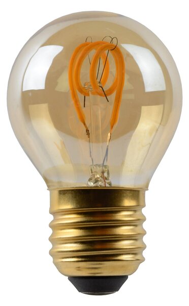 LED bulb E27 G45 3 W amber 2,200 K dimmable