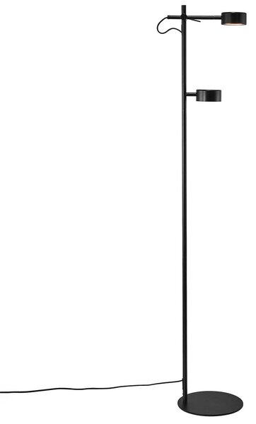 Clyde LED floor lamp, 2-bulb, with dimmer