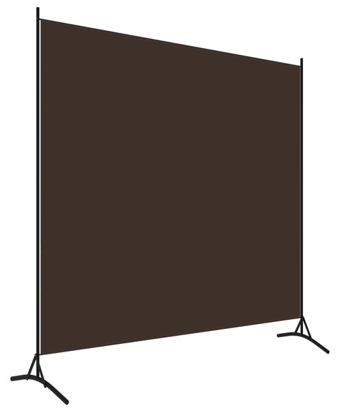 1-Panel Room Divider Brown 175x180 cm