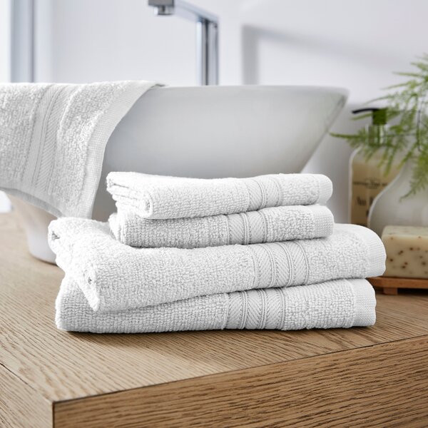 5pc Towel Bundle White
