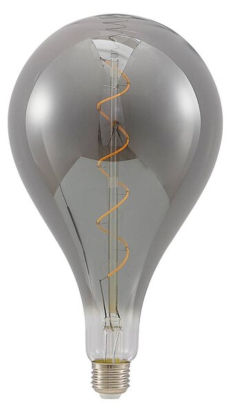 Lucande LED bulb E27 A160 4W 2,700 K dim, smoke