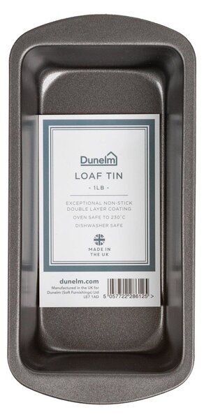 Dunelm 1LB Loaf Tin Silver