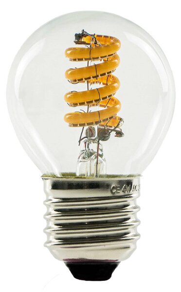 SEGULA LED bulb E27 4 W G45 Curved ambient clear