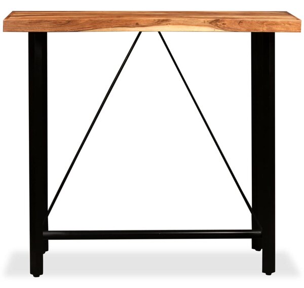 Bar Table Solid Acacia Wood 120x60x107 cm