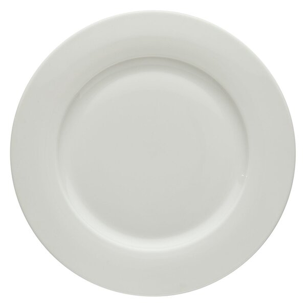 Purity Rim Porcelain Dinner Plate White