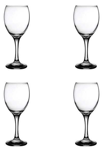 Set of 4 Essentials Wine Glasses Clear
