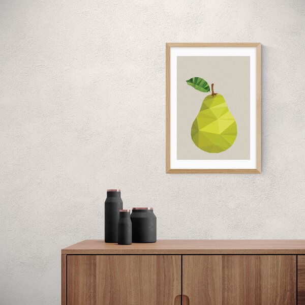 Pear Print Green