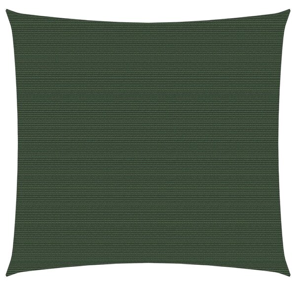 Sunshade Sail 160 g/m² Dark Green 2.5x2.5 m HDPE