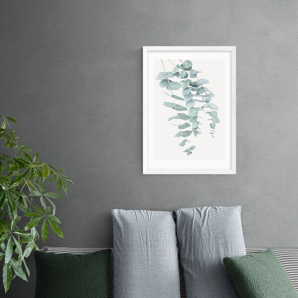 East End Prints Eucalyptus 2 Print Green