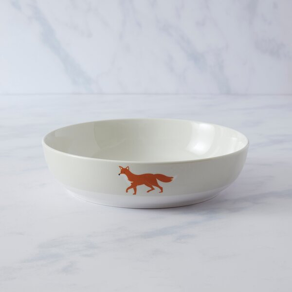 Fergus Fox Porcelain Pasta Bowl MultiColoured