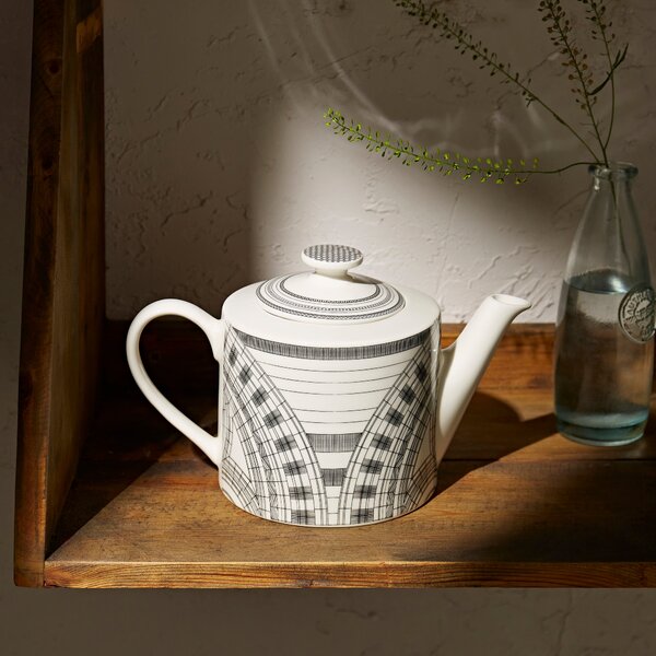 Waterhouse Teapot Black and white
