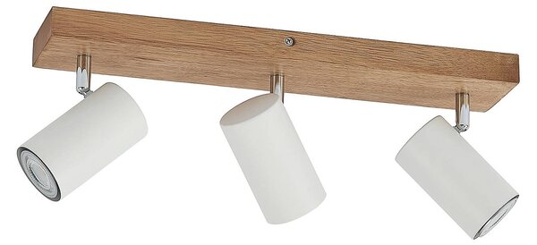 Lindby Maniva downlight, three-bulb, white
