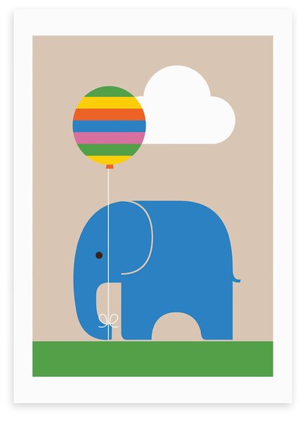 Elephant Print MultiColoured