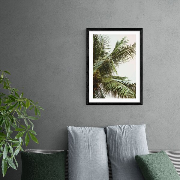The Palm Trees Above Me Print Green