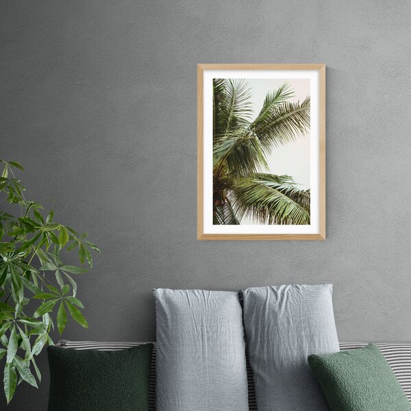 East End Prints The Palm Trees Above Me Print Green