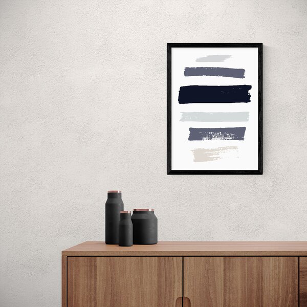 East End Prints Tranquil Print Navy