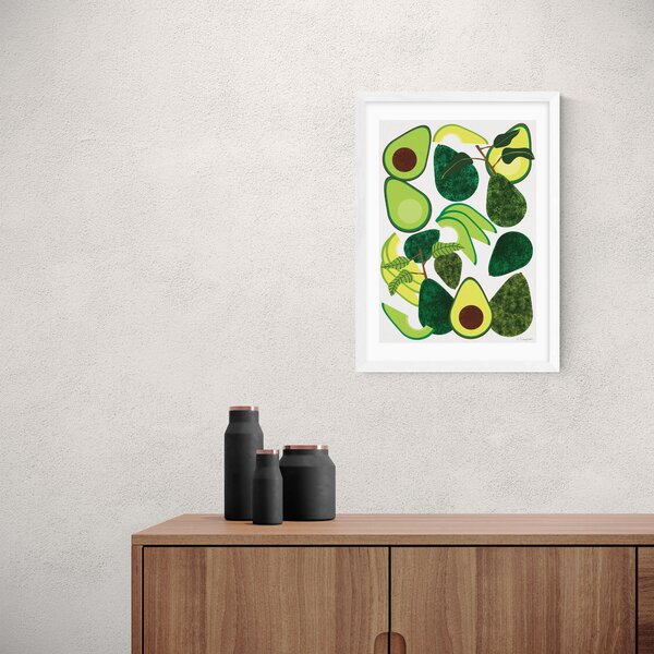 Avocado by Leanne Simpson Print Green