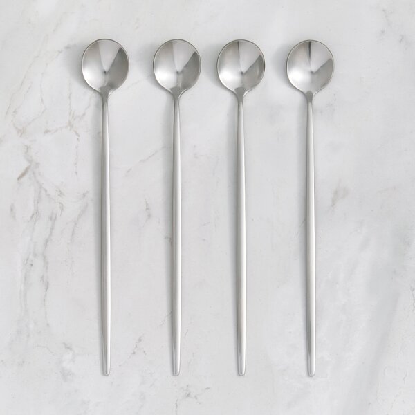 Alton Set of 4 Latte Spoons Silver