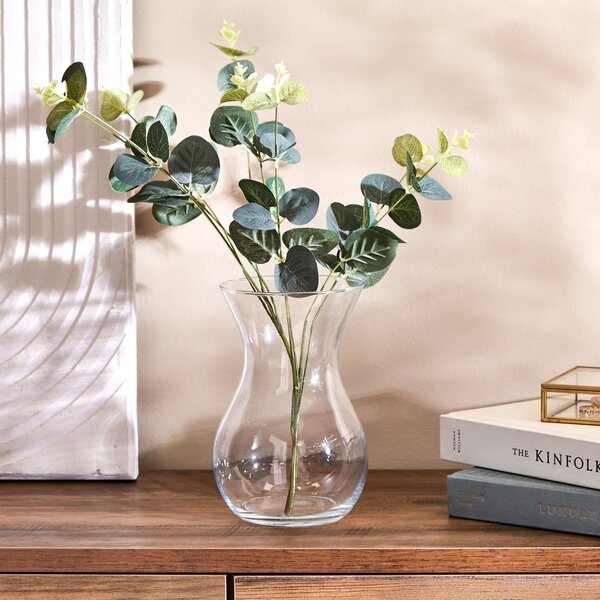 Small Bouquet 18cm Vase Clear