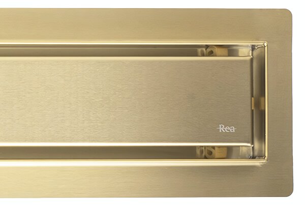 Linear drainage Rea Neox brush gold 50