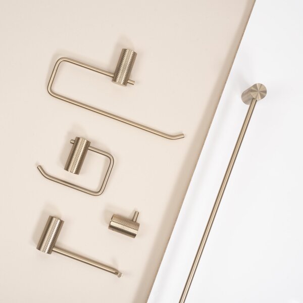 Bathroom hanger 9706 Prism Brush Gold