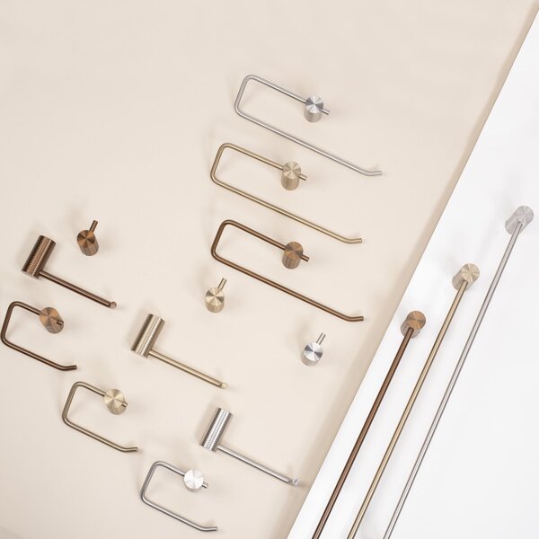 Toilet paper holder 9711 Prism Brush Nickle