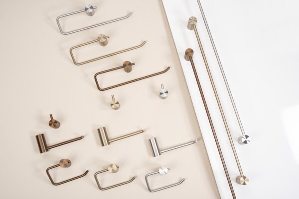 Toilet paper holder 9711 Prism Brush Nickle