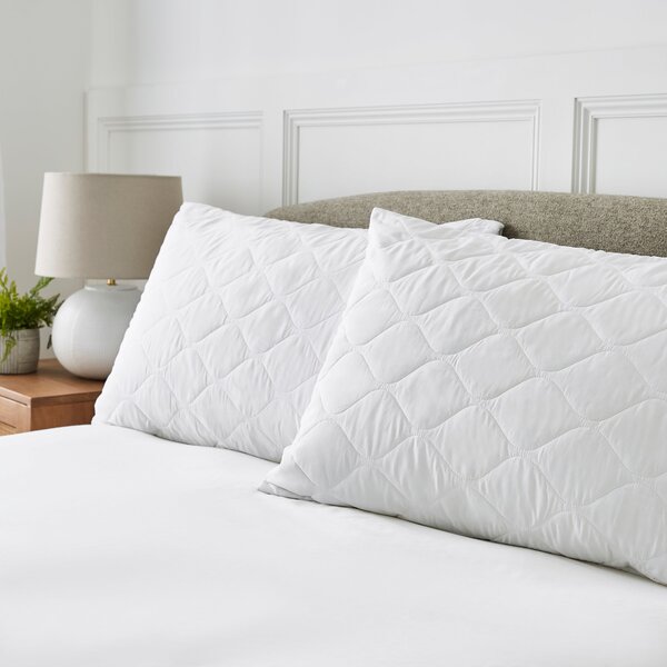 Soft and Snug Anti-Allergy Pillow Protector Pair