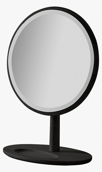 Rebecca Oak Dressing Table Mirror in Black