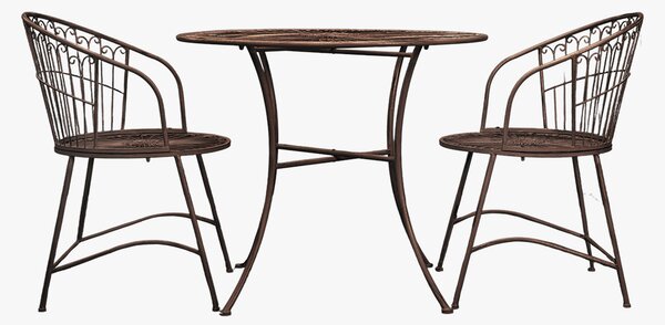 High Tea Outdoor Bistro Set in Noir