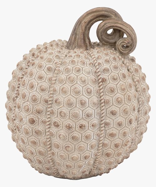 Hallow Ceramic Pumpkin in Natural