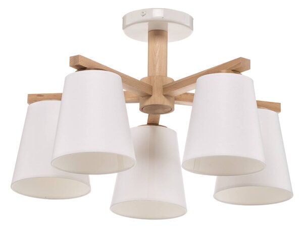 Canditia ceiling lamp, five-bulb