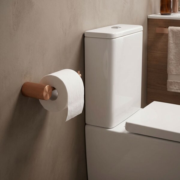 Toilet paper holder 64105 SOLO Brush Copper