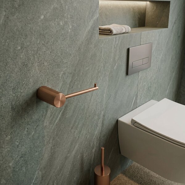 Toilet paper holder 64105 SOLO Brush Copper