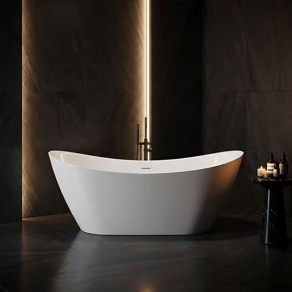 Freestanding bath Rea Ferrano Slim 180