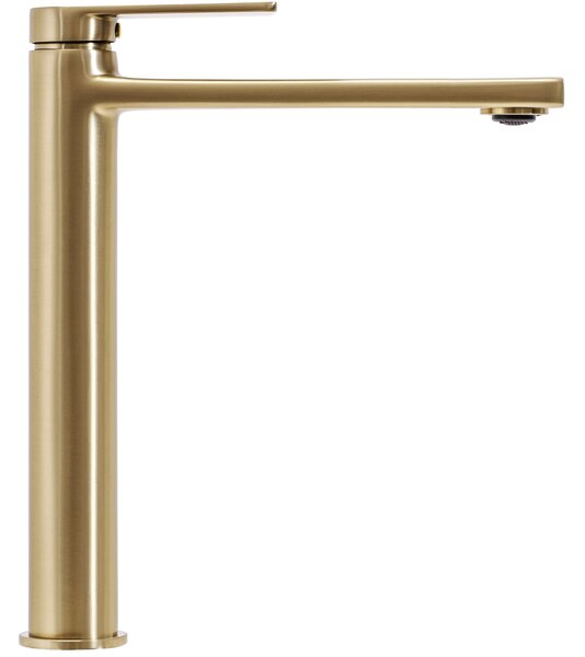 Bathroom faucet Rea Verso Brush Gold high