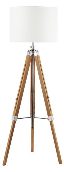 Dar EAS4943 + PYR182 Easel Wooden Tripod Floor Lamp with Shade