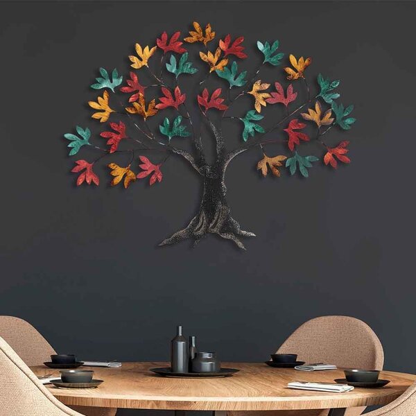 Parklane Metal Spectrum Tree Wall Art in Multicolour