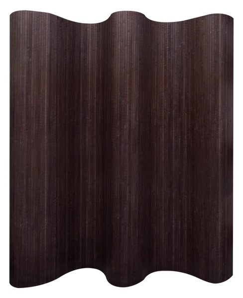 Room Divider Bamboo Dark Brown 250x165 cm