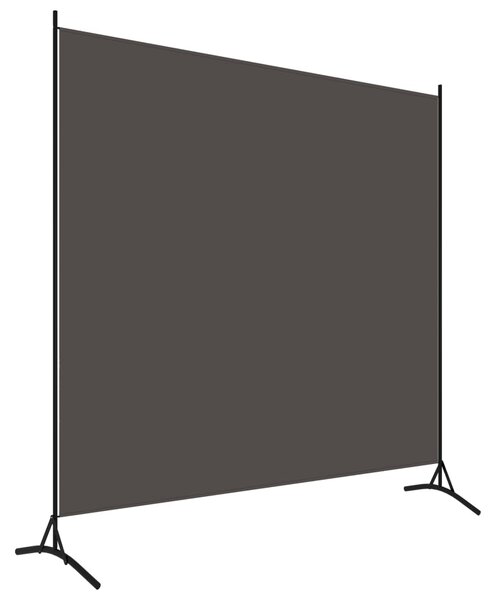 1-Panel Room Divider Anthracite 175x180 cm